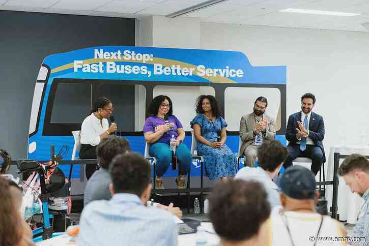 Central Brooklyn riders weigh-in on sweeping city and state plan to speed up buses at Mamdani town hall