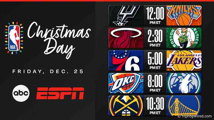 NBA Unveils Stacked Christmas Day Slate, Fans Online React