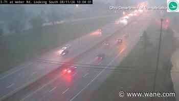 WATCH: Powerful storm flips over car on Ohio interstate