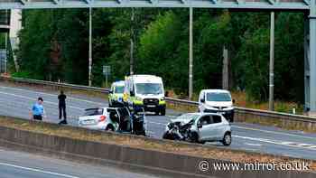 Mum reveals how son survived head-on motorway crash as car ‘drove wrong way’