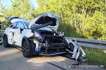 Unfall auf der A 4 bei Hainichen