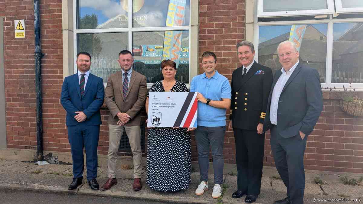 Prudhoe Veterans Club recognised as first of pioneering support hubs