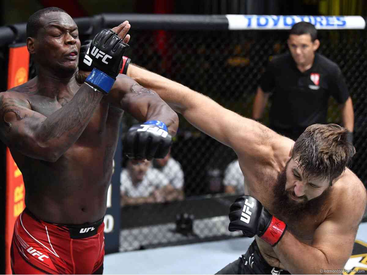 Welterweight bout headlines UFC Fight Night on Oct. 17 at Rogers Place