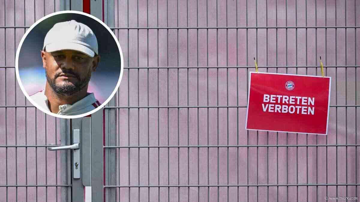 XXL-Sichtschutz beim FC Bayern – Trainingseinheiten mit Fans gestrichen?