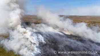 Major incident declared as wild fires increase - live