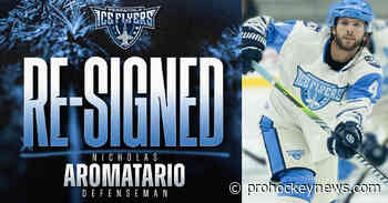 Ice Flyers Re-Sign Defenseman Nicholas Aromatario for 2026-27 Season
