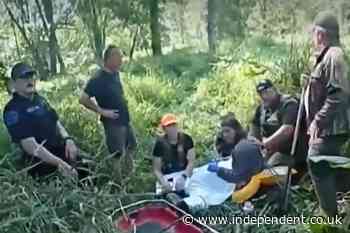 Mom, son and cousin who went missing while tubing rescued after spending days in the Michigan wilderness