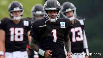 What we're hearing and seeing at Falcons training camp: Tagovailoa coming on strong