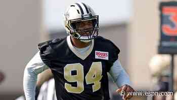 Saints' Jordan may be sidelined to start season