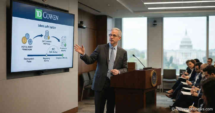 SEC’s ‘Pivotal’ Crypto Rules Could Bring Token Safe Harbor, TD Cowen Says