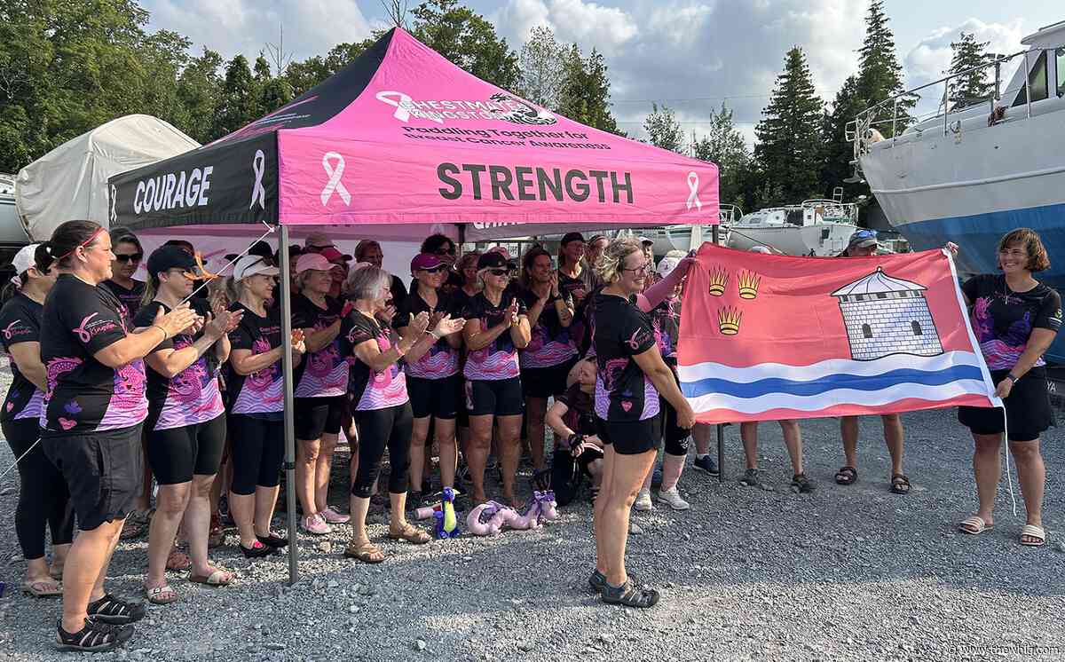 Chestmates Kingston to carry city flag in parade of breast-cancer survivors in France, before racing to win
