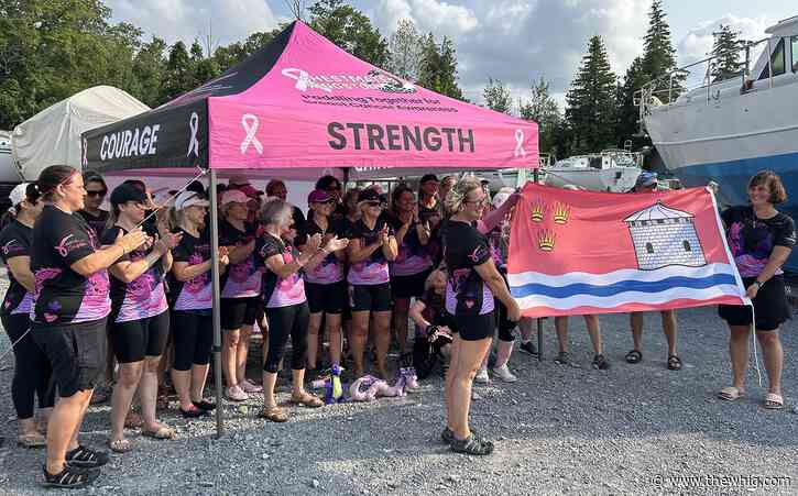Chestmates Kingston to carry city flag in parade of breast-cancer survivors in France, before racing to win