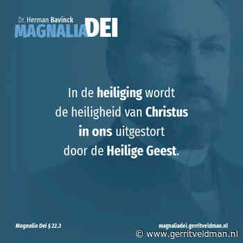 22.3 – Onze heiliging is Gods werk