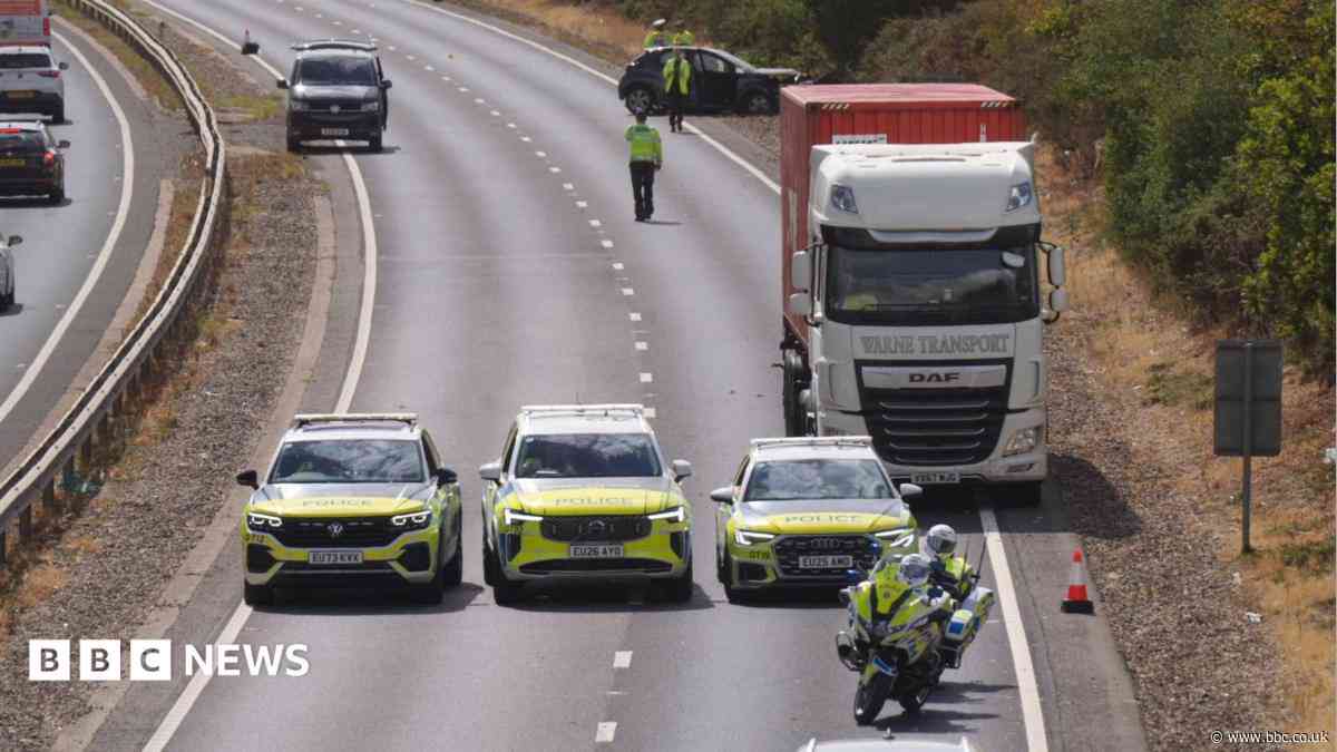 Girl, 6, dies and another child hurt in A12 crash