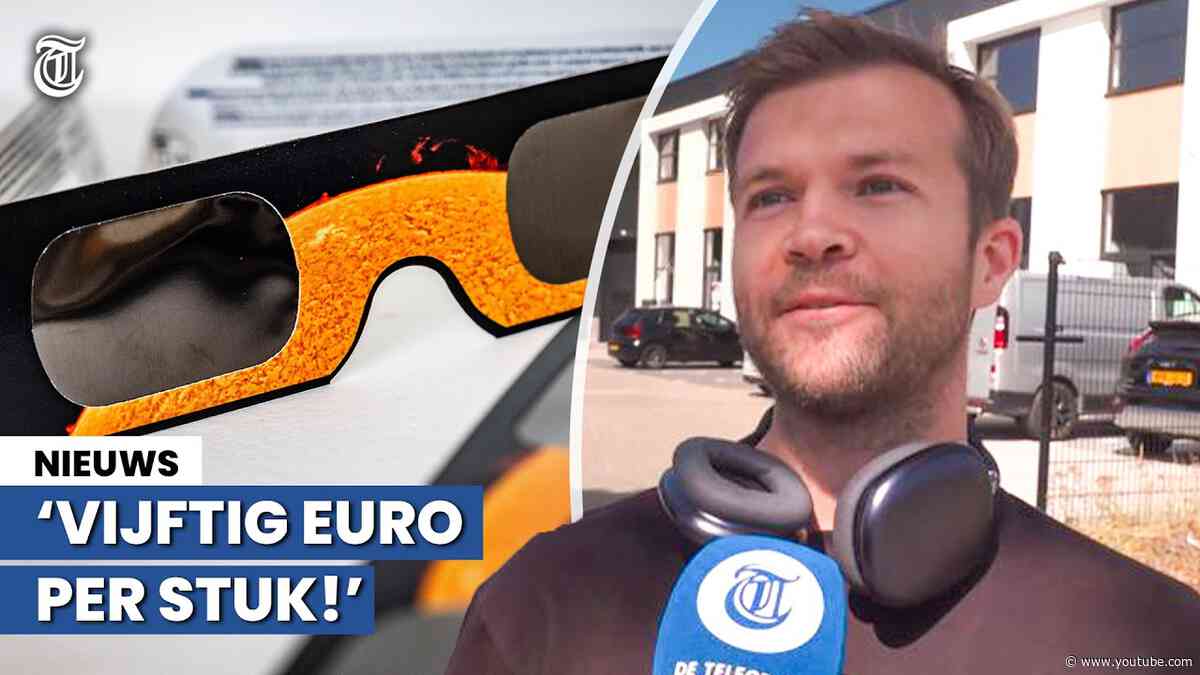 Run op eclipsbrillen: 'Al twee uur onderweg!'