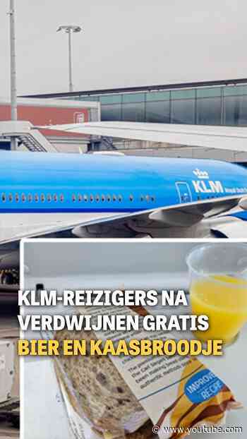 KLM-reizigers na verdwijnen gratis bier en kaasbroodje
