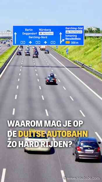 Waarom mag je op de Duitse Autobahn zo hard rijden?