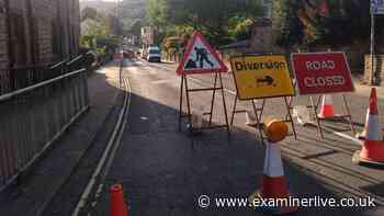 Key Hebden Bridge road to stay closed after water main bursts