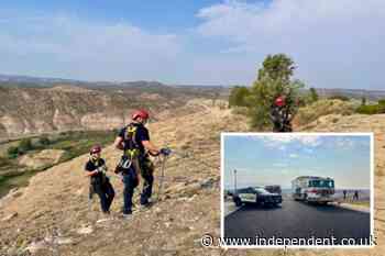 Five teenagers killed after their car crashes over cliff in Colorado