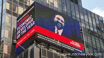Mamdani trolled as Florida ‘Economic Developer of the Year' in Times Square billboard