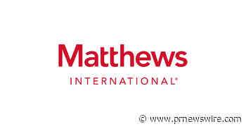 MATTHEWS INTERNATIONAL CORPORATION ANNOUNCES THE APPOINTMENT OF MICHAEL J. WHITEHEAD AS PRESIDENT AND CHIEF EXECUTIVE OFFICER