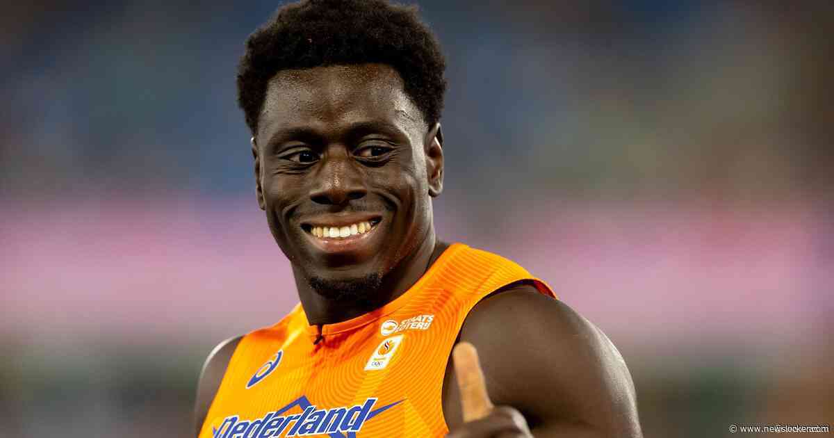 Elvis Afrifa komt in laatste meters net tekort voor bronzen medaille op de 100 meter