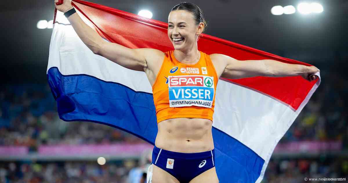 Nadine Visser pakt na ongekende fotofinish Europese titel op 100 meter horden