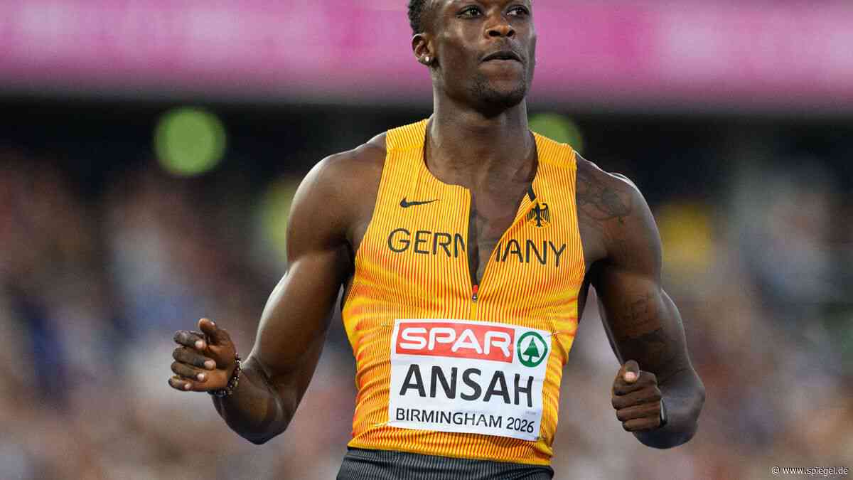 Leichtathletik-EM: Sprinter Owen Ansah gewinnt EM-Bronze über 100 Meter