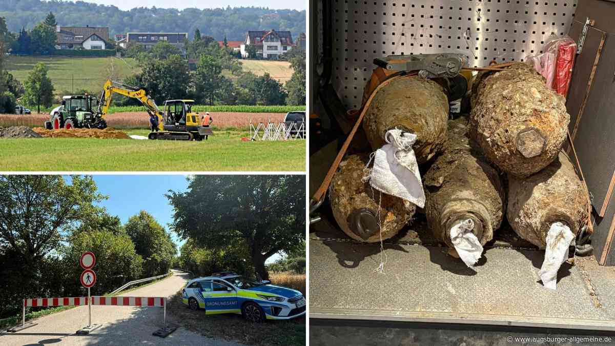 Fünf Fliegerbomben entschärft: So lief der zweite Großeinsatz im Pfuhler Ried