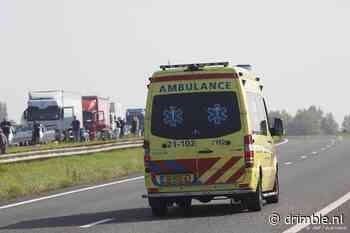Fietser valt hard en raakt gewond, traumahelikopter opgeroepen