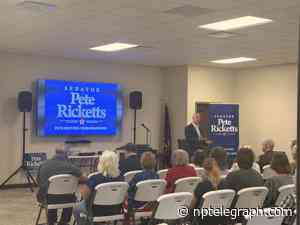 Sen. Pete Ricketts touts record on taxes at campaign event