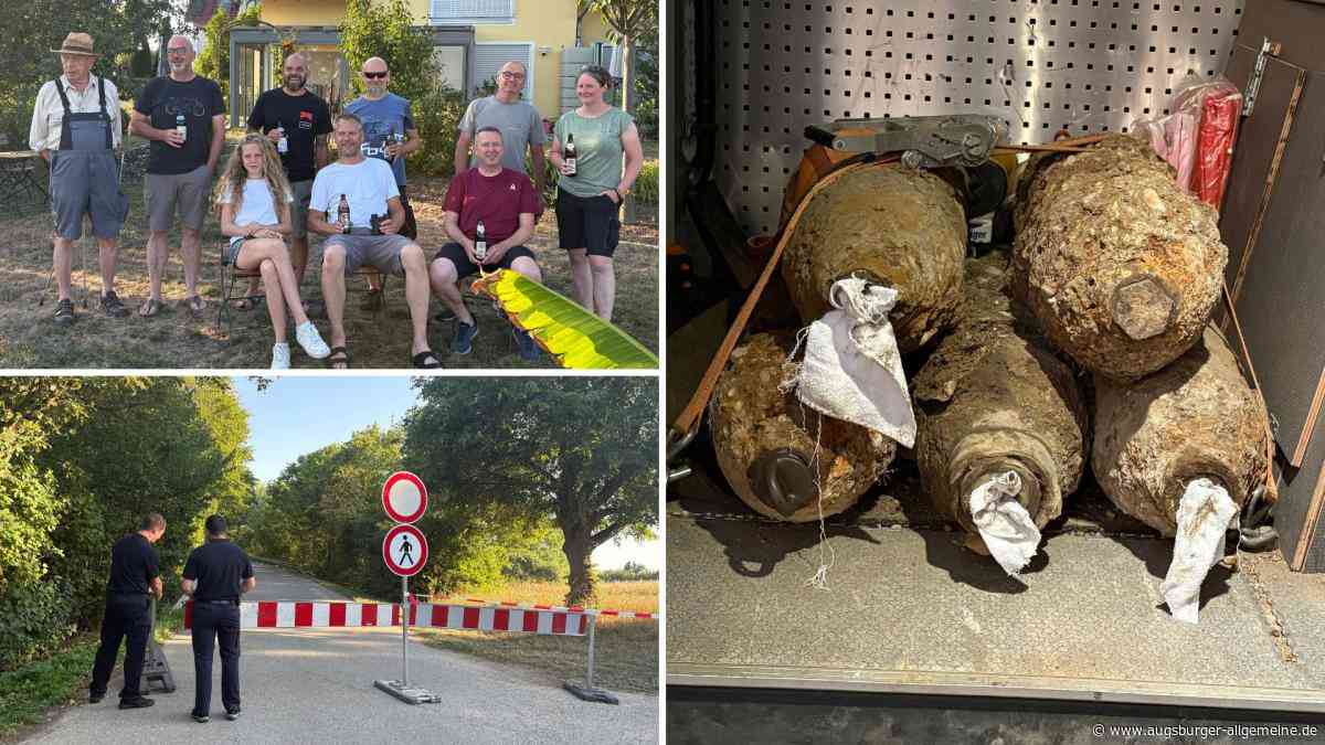 Alle fünf Bomben entschärft: Der Live-Ticker zum Einsatz im Pfuhler Ried zum Nachlesen