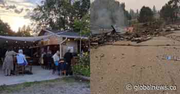 Before and after photos show home, music venue lost to B.C. wildfire