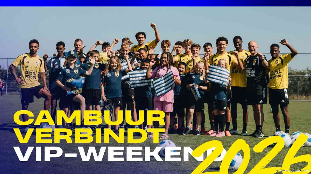 Editie 🔟 van het Cambuur Verbindt 𝗩𝗜𝗣-𝘄𝗲𝗲𝗸𝗲𝗻𝗱 was onvergetelijk 😍
