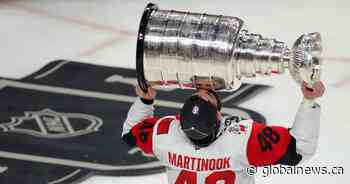 Jordan Martinook brings Stanley Cup home to Leduc