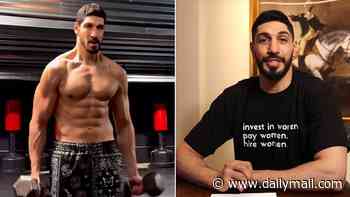 Ex-NBA star begins 'transition to WNBA' with shirtless workout after declaring for draft amid league's trans feud
