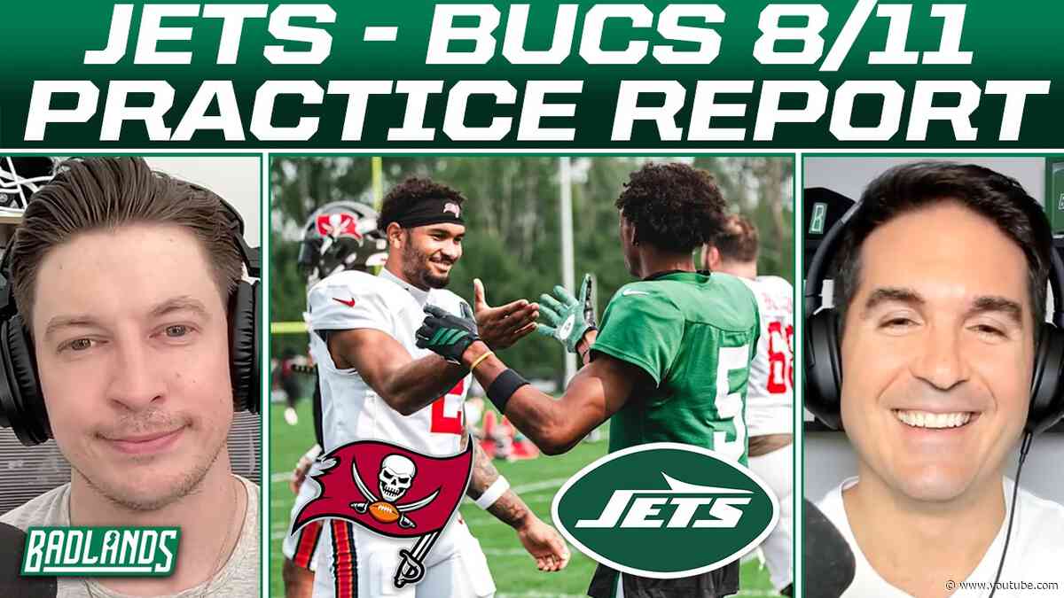 New York #Jets Joint Practice vs. Bucs REACTION (BADLANDS)