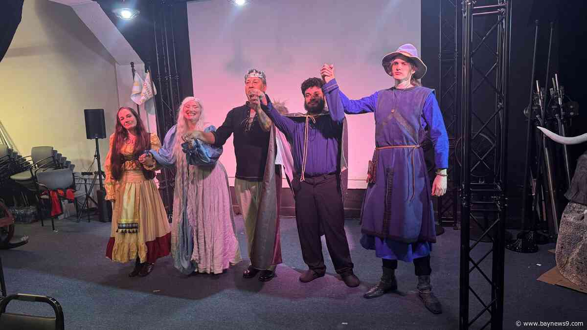 Cast of The Last Unicorn Adaptation rehearses for premiere