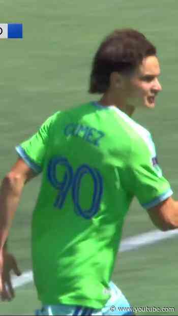 GOAL! Seba Gomez scores in his FIRST START 😱 #highlights #soccer #sports #goals