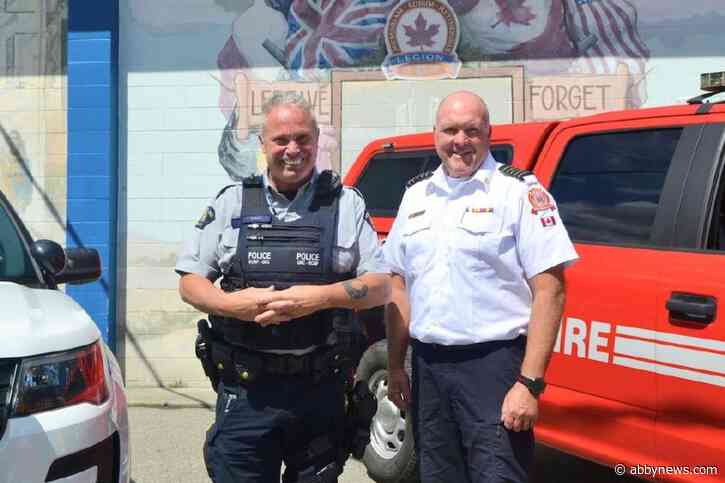 VIDEO: B.C. first responders and legion welcomes the Rolling Barrage