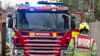 Ashford residents warned to 'keep windows and doors closed overnight' due to yard fire