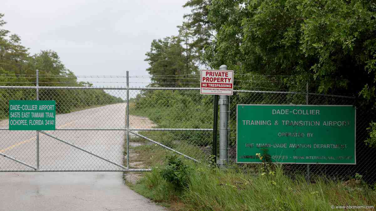 Miami-Dade County regains control of site used for ‘Alligator Alcatraz'