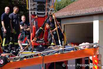 Feuerwehr Flöha erprobt mit Nachbarwehren neue Sicherungssysteme