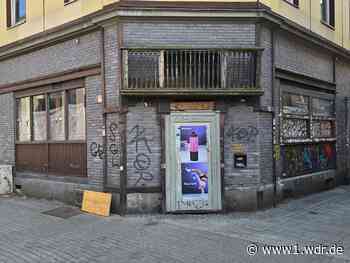 Mitten in der Düsseldorfer Altstadt verfallen Häuser
