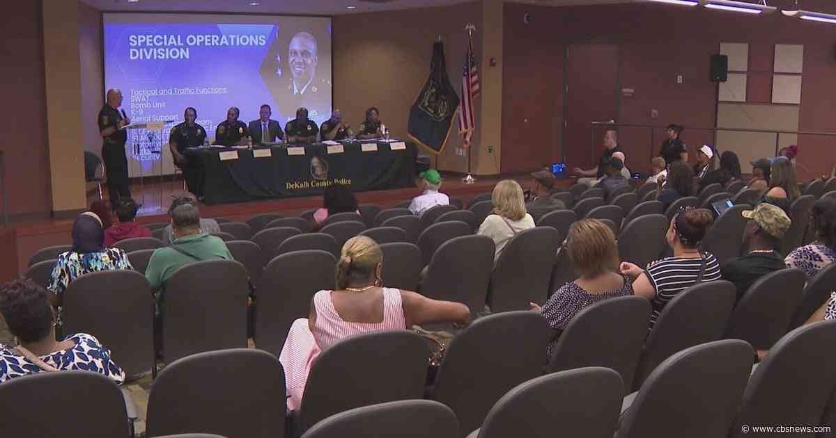 DeKalb County police share successes and areas of improvement at a town hall