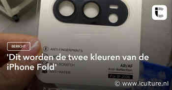 ‘Dit worden de twee kleuren van de iPhone Fold’