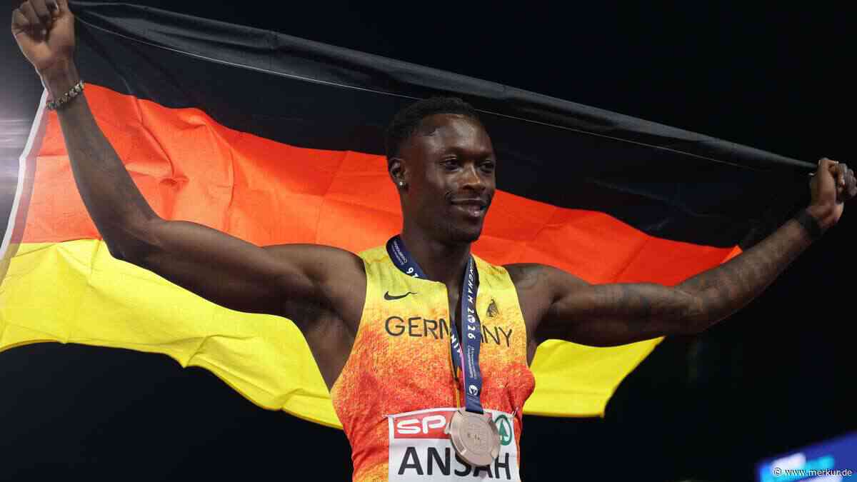 Deutscher Sprinter mit historischem 100-Meter-Lauf