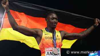 Deutscher Sprinter mit historischem 100-Meter-Lauf