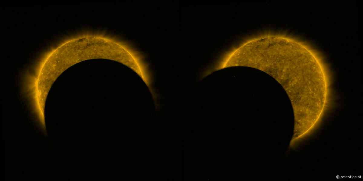 Zonsverduistering vanavond: geen bril? Kijk dan via gaatje, vergiet of ESA-livestream