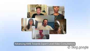 AMIE, our research medical AI system, demonstrates real-time clinical video consultation capabilities in a first-of-its-kind study.